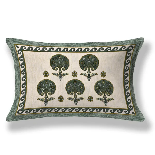 Green_Cotton_Heritage_Grove_Double_Bedsheet_With_Pillow_Cover_70X100_Cm
